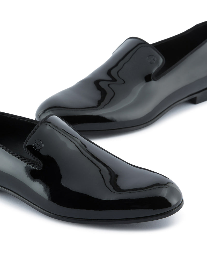 PATENT LEATHER LOAFERS