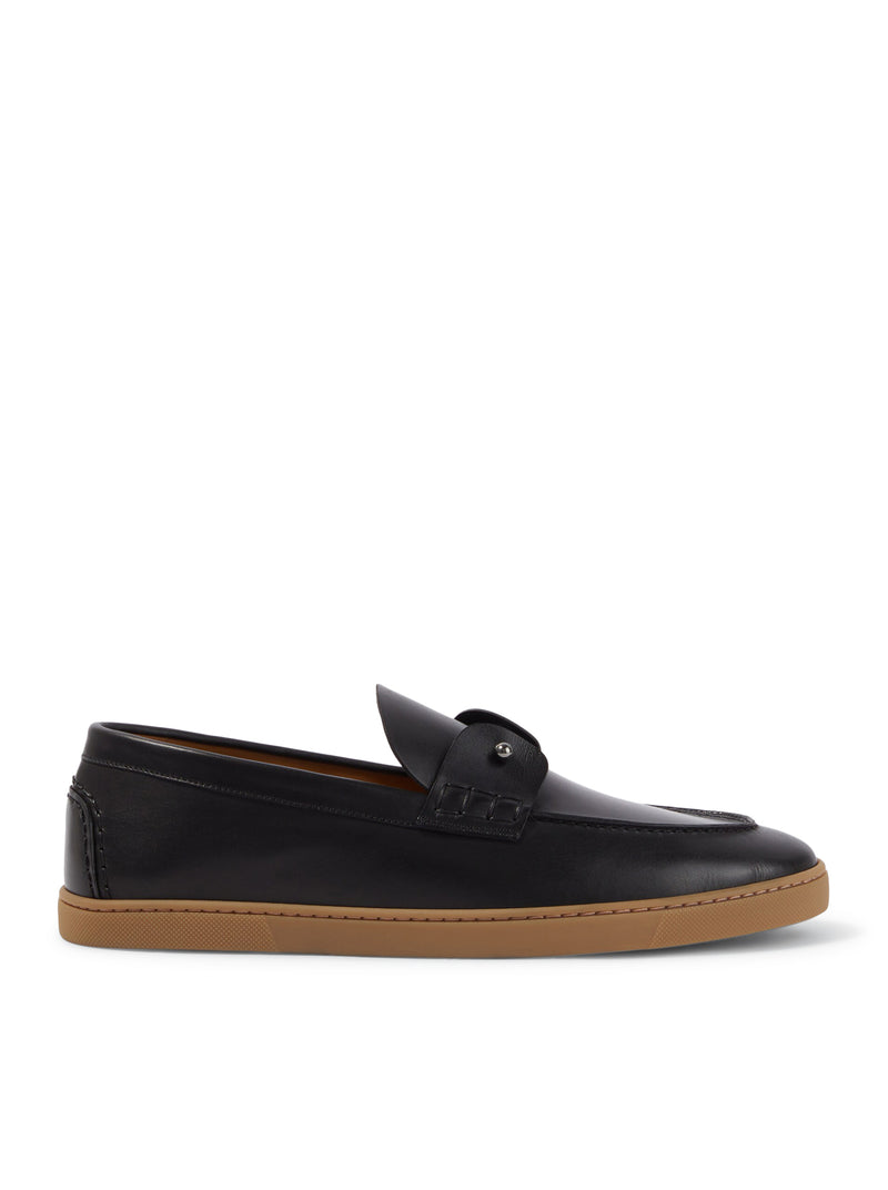 CHAMBELIBOAT LOAFERS IN PATINATED CALFSKIN