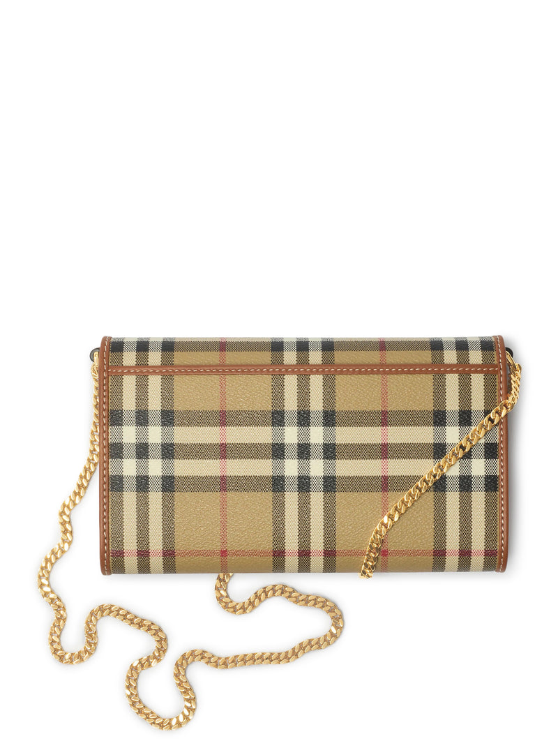 CHECK WALLET WITH CHAIN ??SHOULDER STRAP