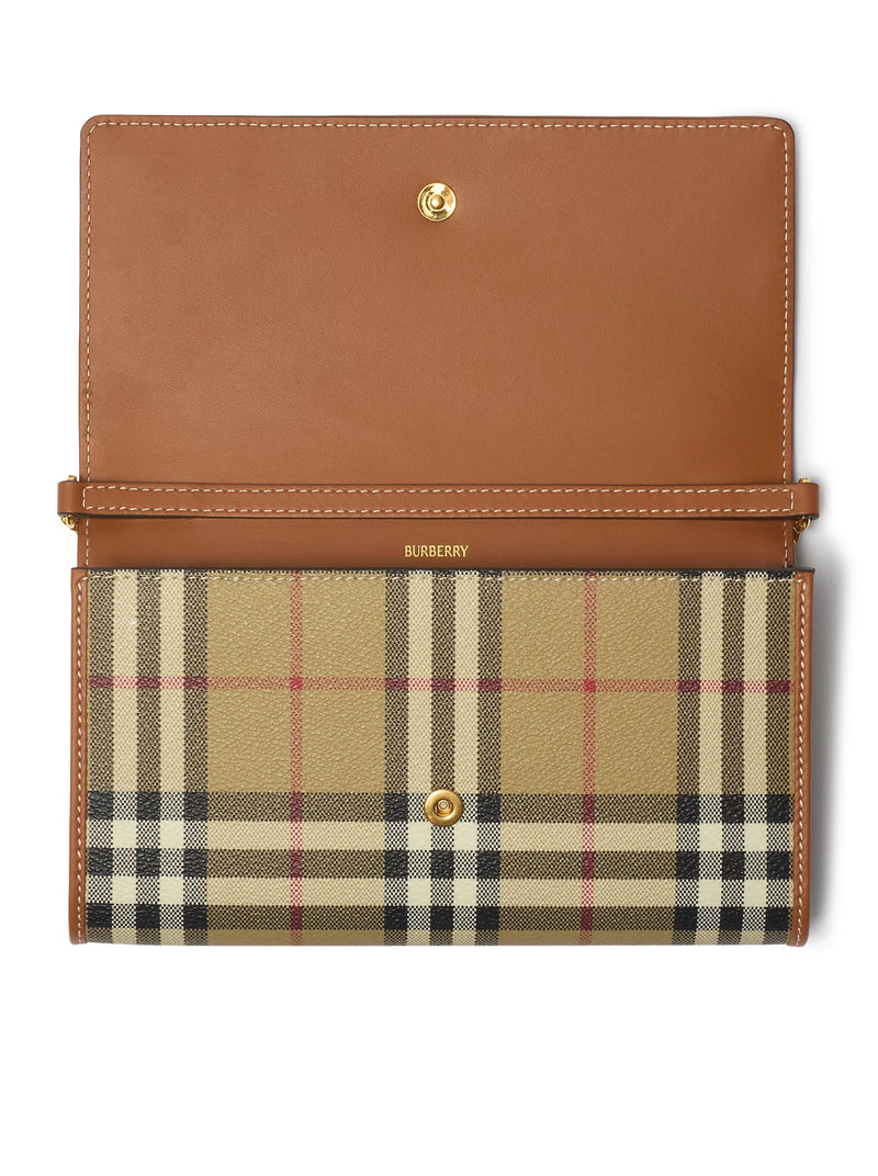 CHECK WALLET WITH CHAIN ??SHOULDER STRAP