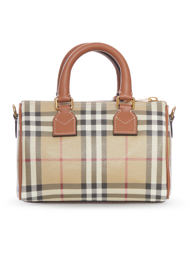 MINI CHECK BOWLING BAG
