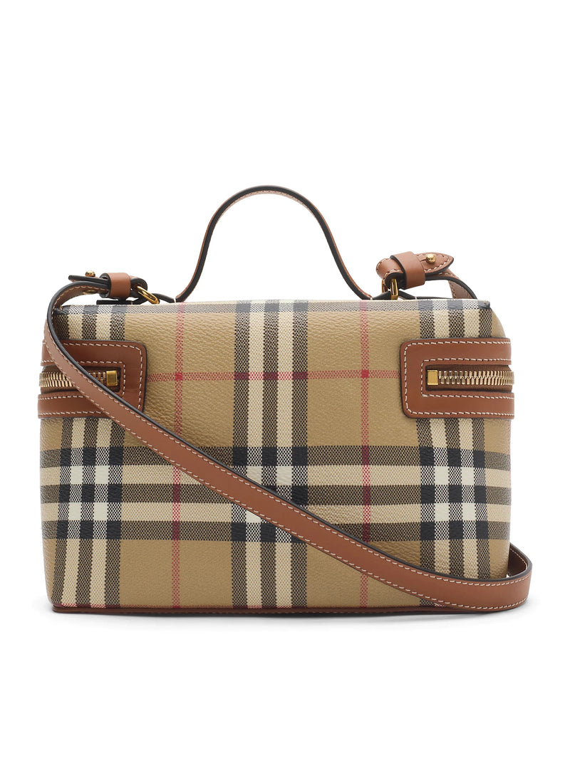CHECK VANITY BAG