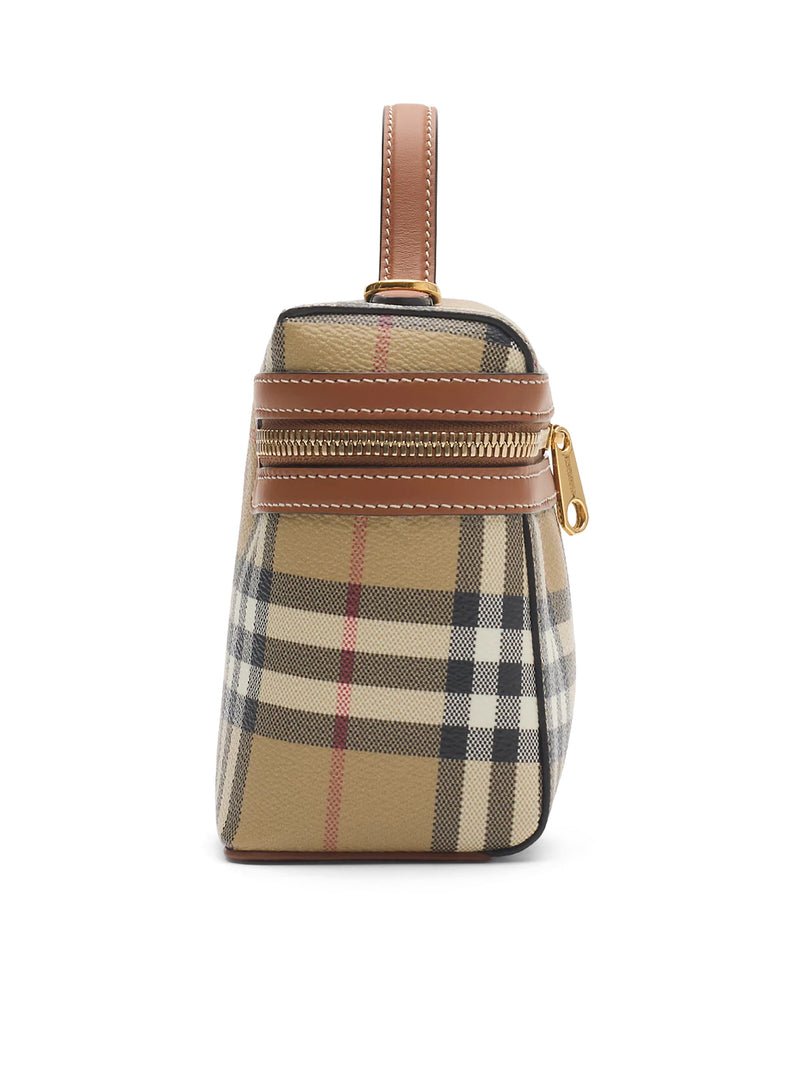 CHECK VANITY BAG