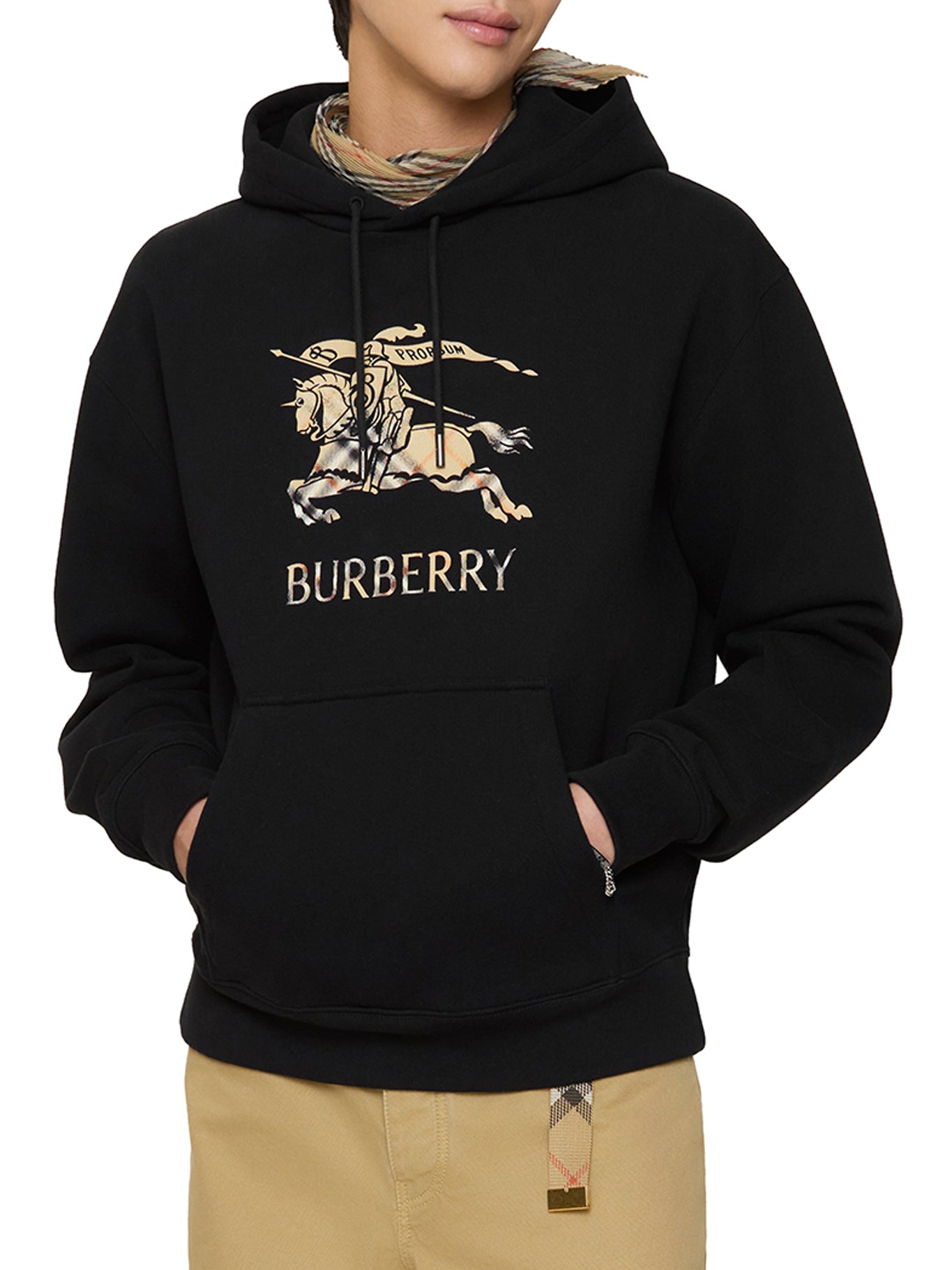 COTTON HOODIE WITH EKD