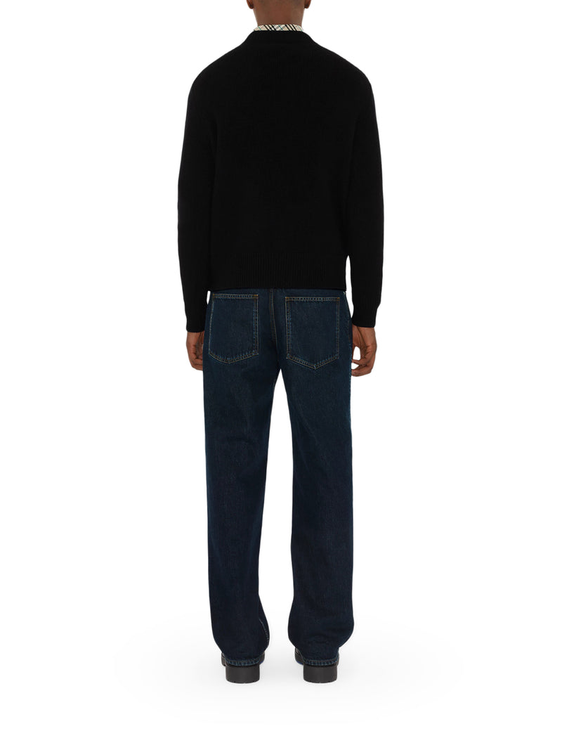 WOOL AND CASHMERE PULLOVER WITH EKD