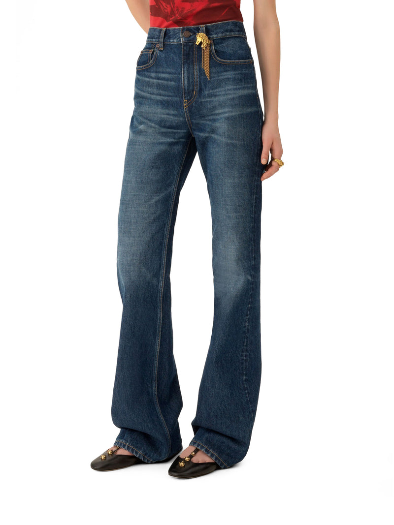 HIGH WAIST CAPSULE HORSE JEANS IN DENIM