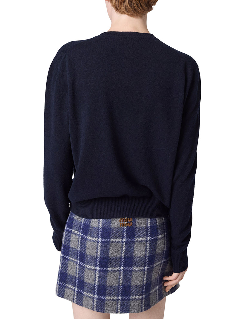 CREW NECK CASHMERE SWEATER