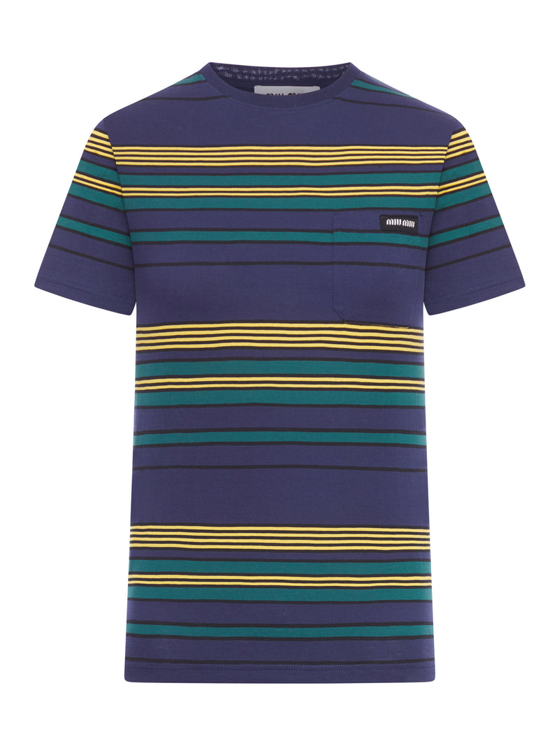 STRIPED JERSEY T-SHIRT