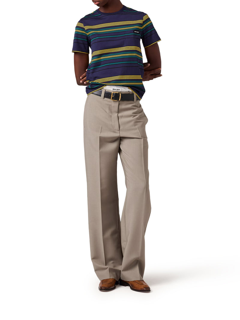 STRIPED JERSEY T-SHIRT