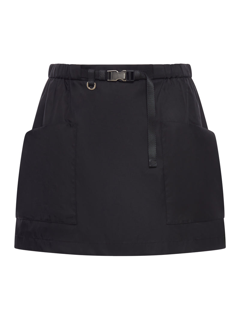 RE-NYLON MINISKIRT