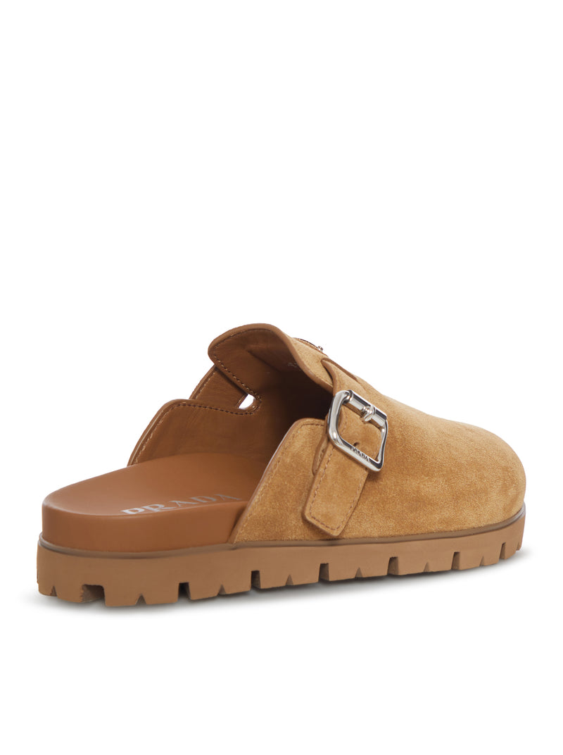 SUEDE MULES