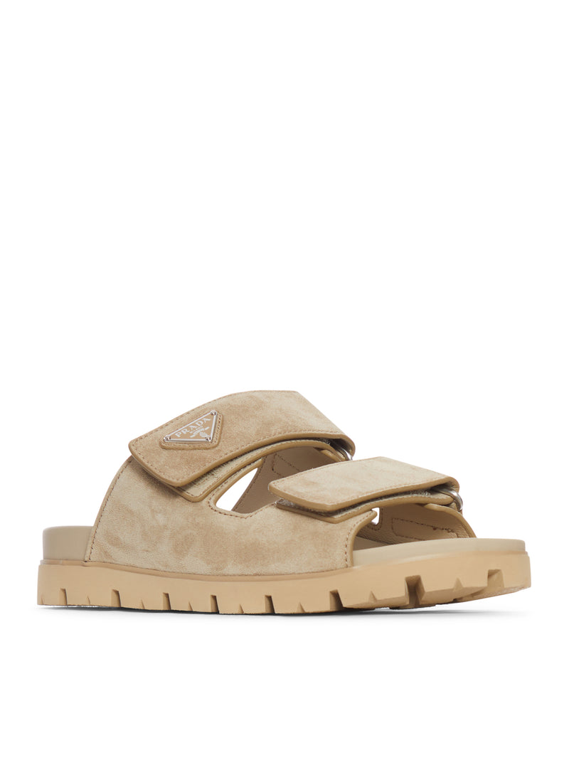 SUEDE STRAPS SANDALS