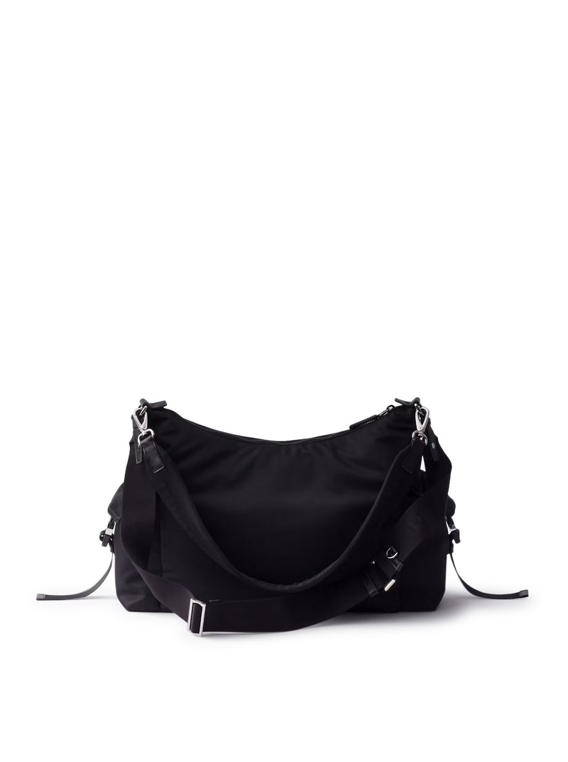 EXPLORE BAG IN RE-NYLON AND LEATHER