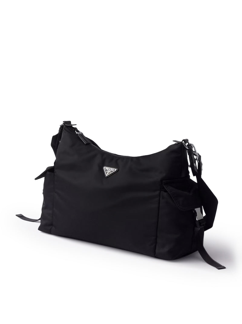 EXPLORE BAG IN RE-NYLON AND LEATHER