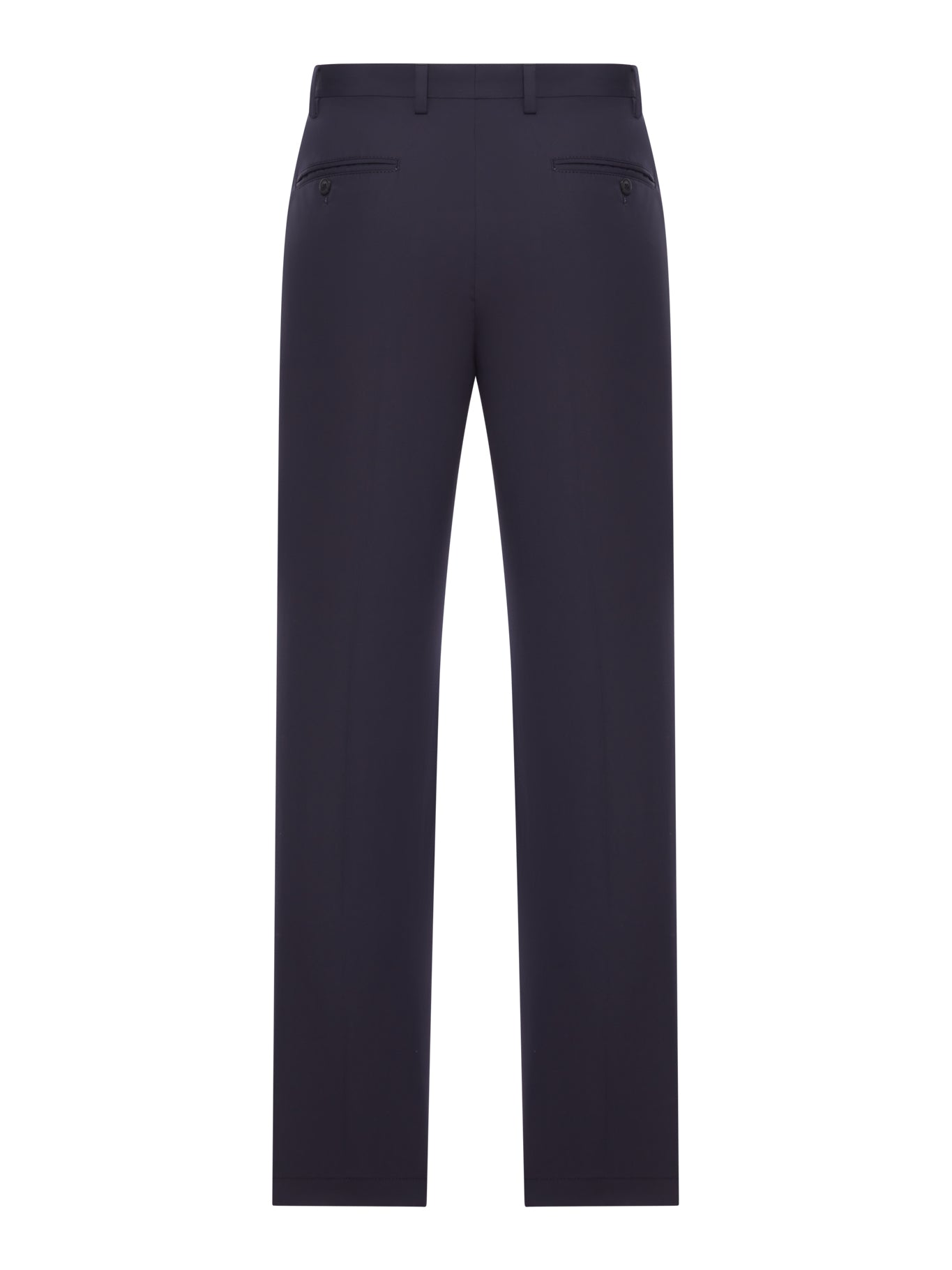 TAILORED COTTON POPLIN TROUSERS