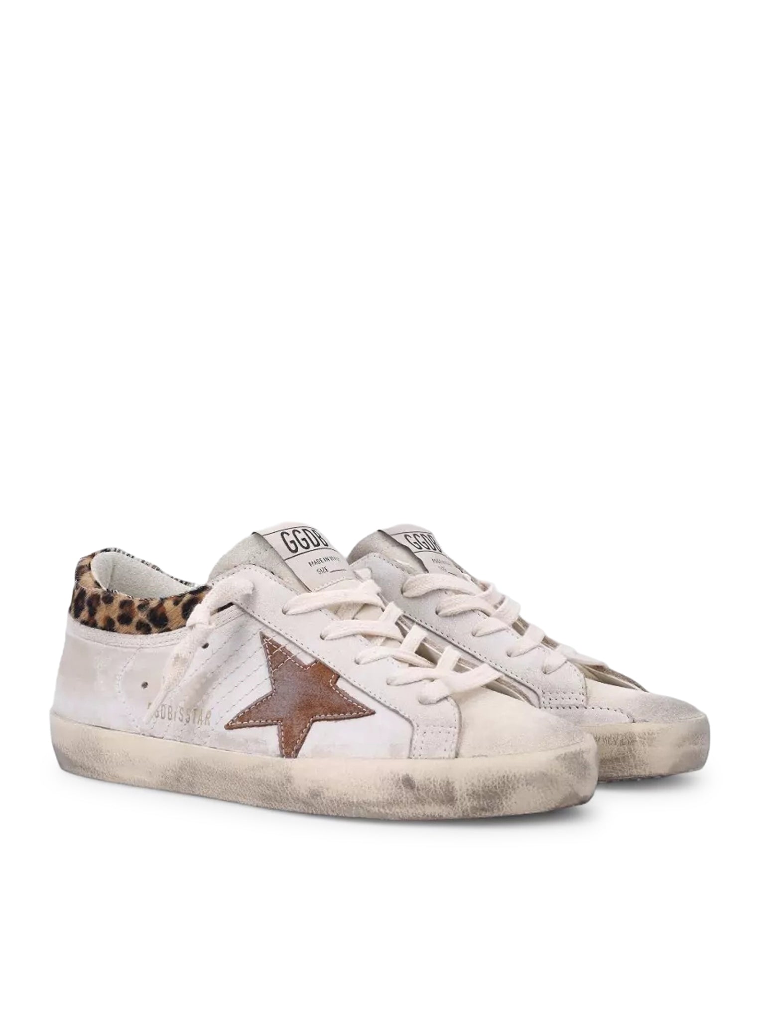 SUPERSTAR SNEAKERS WITH PONYSKIN INSERTS