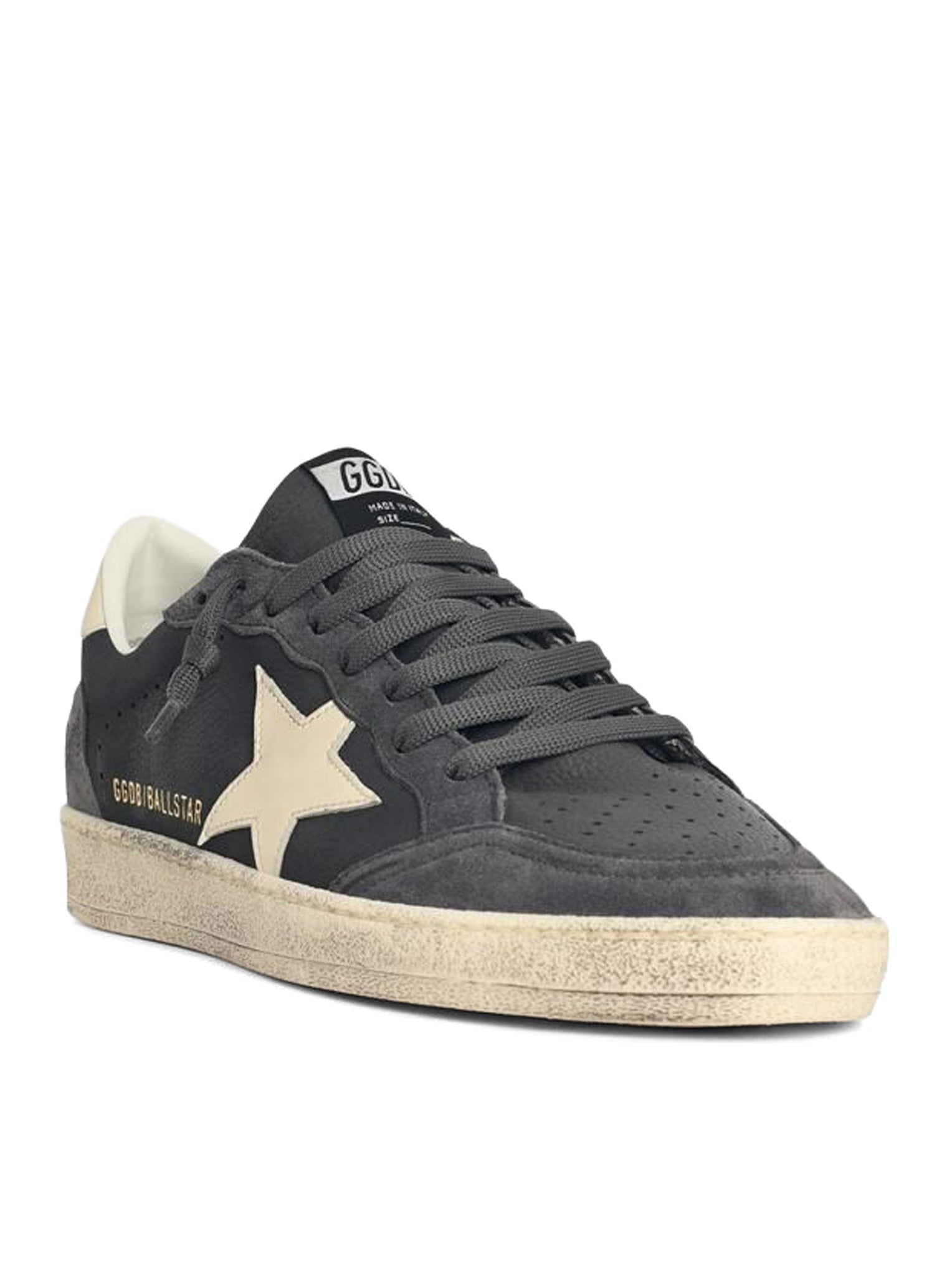`BALL-STAR` LEATHER SNEAKER