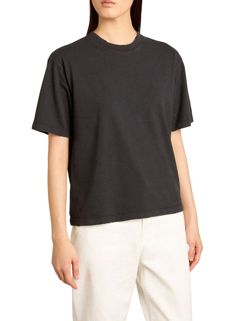 T-SHIRT WITH REVERSE LOGO ON THE BACK