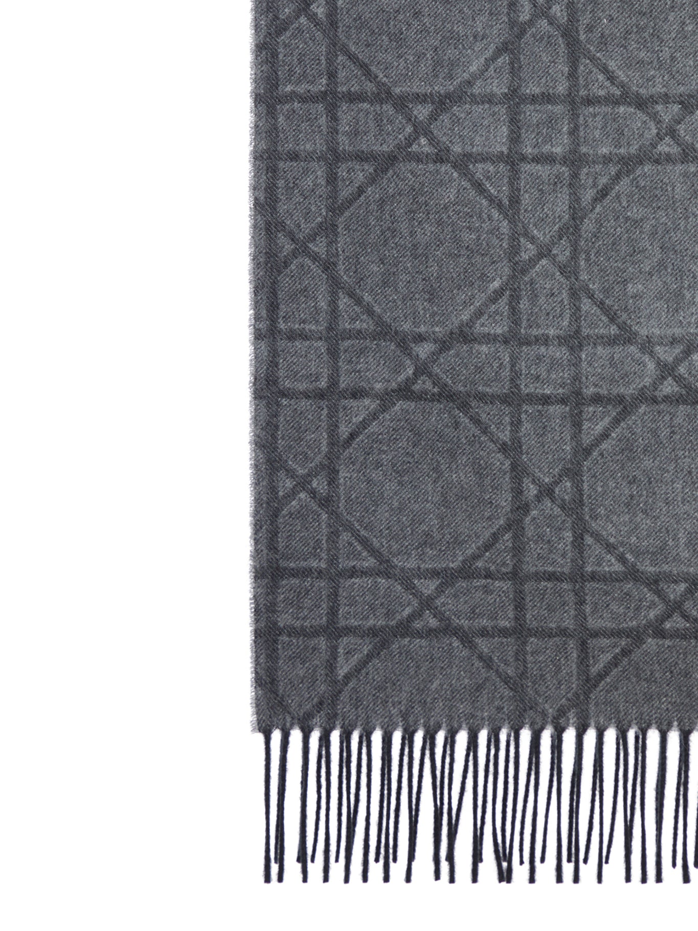 CANNAGE SCARF IN CASHMERE AND WOOL