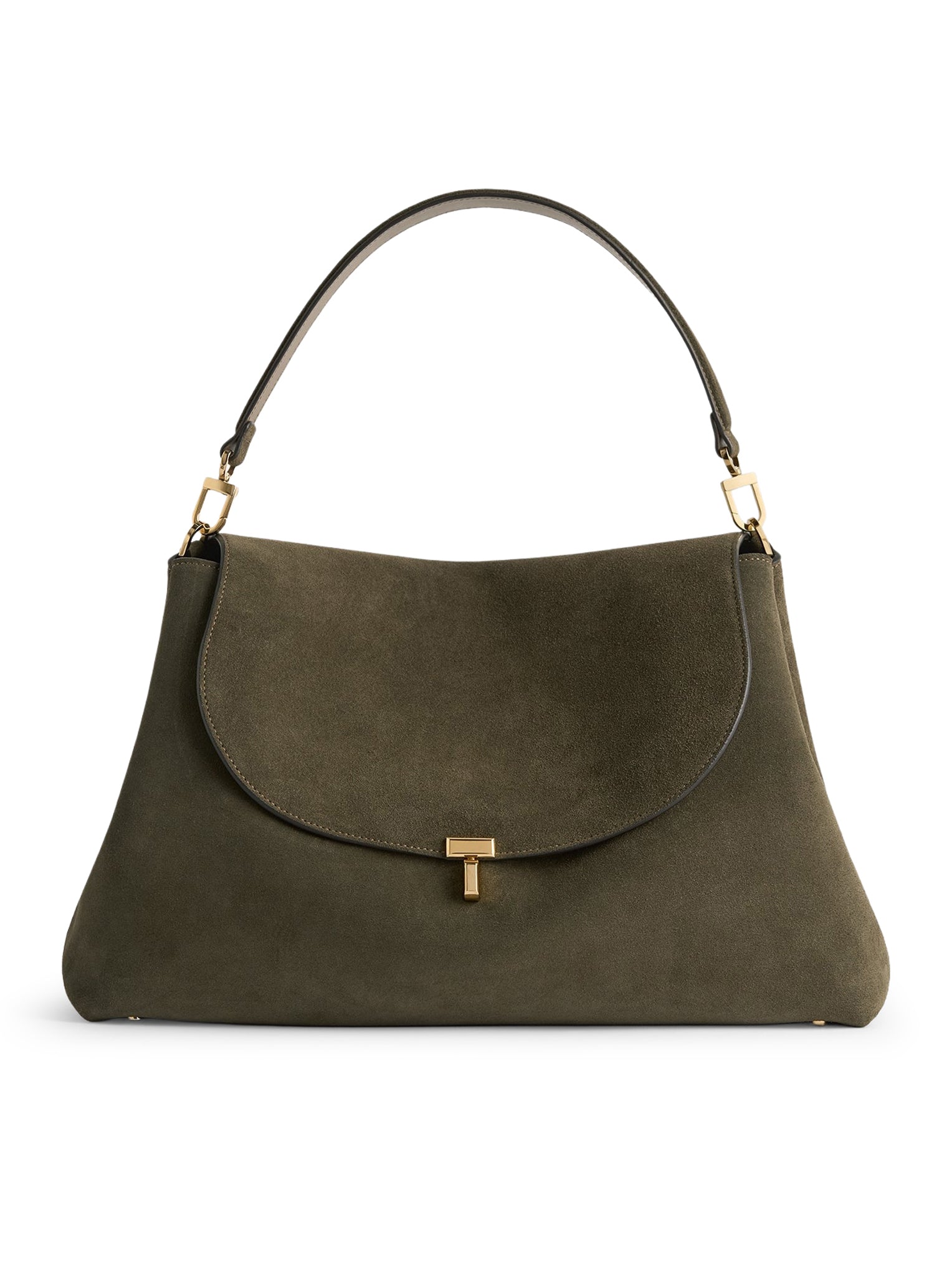 T-LOCK SUEDE BAG