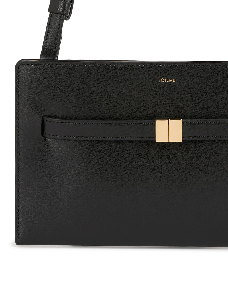 LEATHER SHOULDER BAG WITH BELT