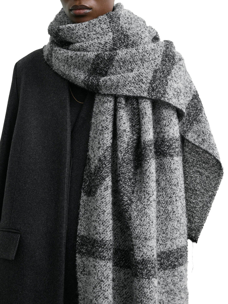 JACQUARD SCARF WITH MONOGRAM