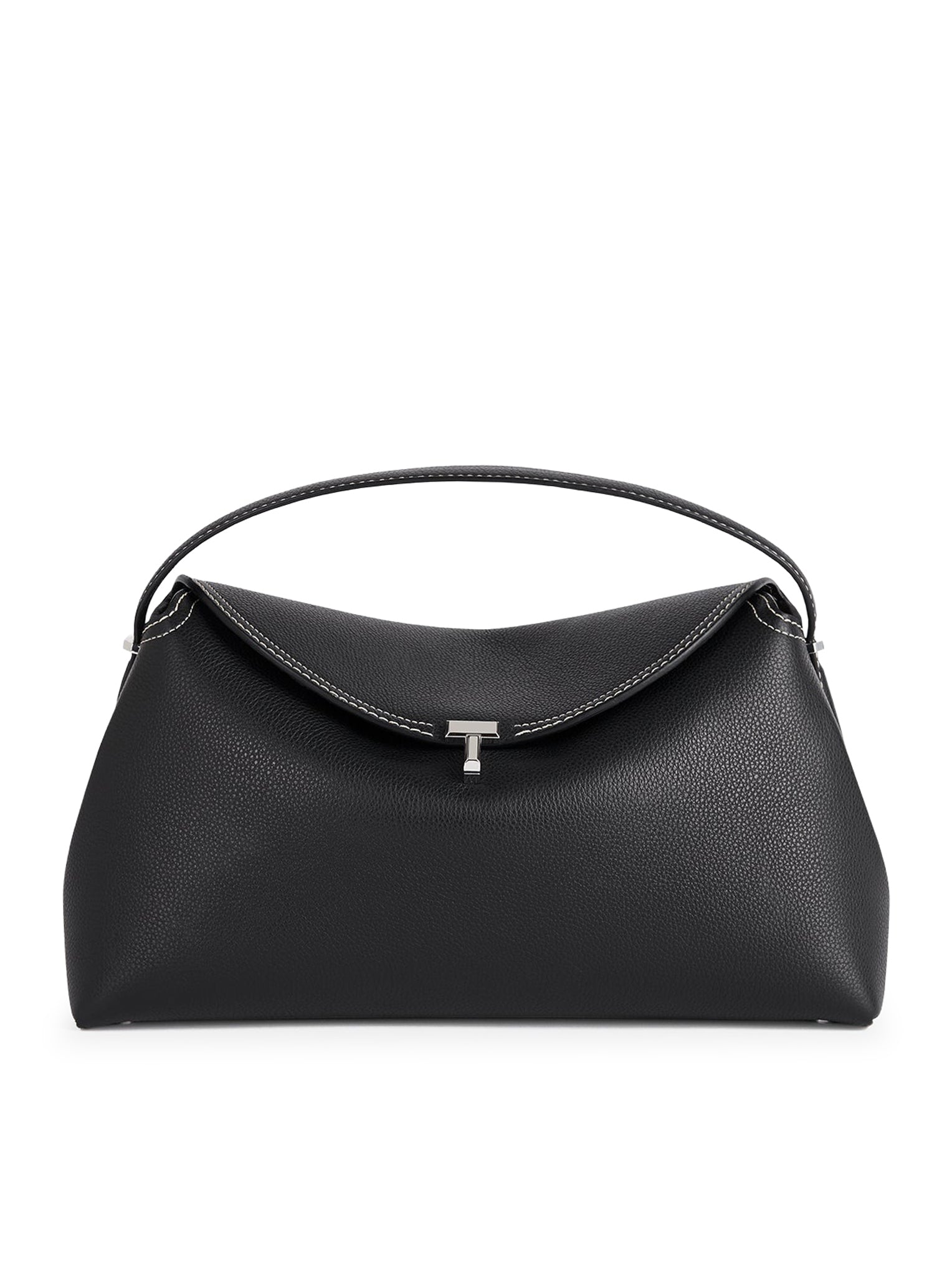 T-LOCK BAG IN EMBOSSED LEATHER