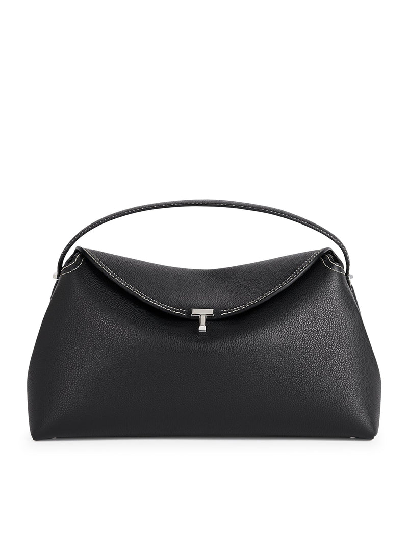 T-LOCK BAG IN EMBOSSED LEATHER