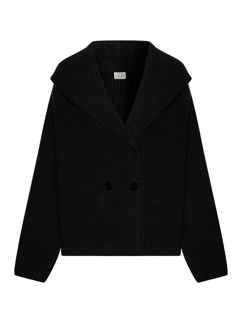 CARDIGAN WITH SHAWL LAPEL