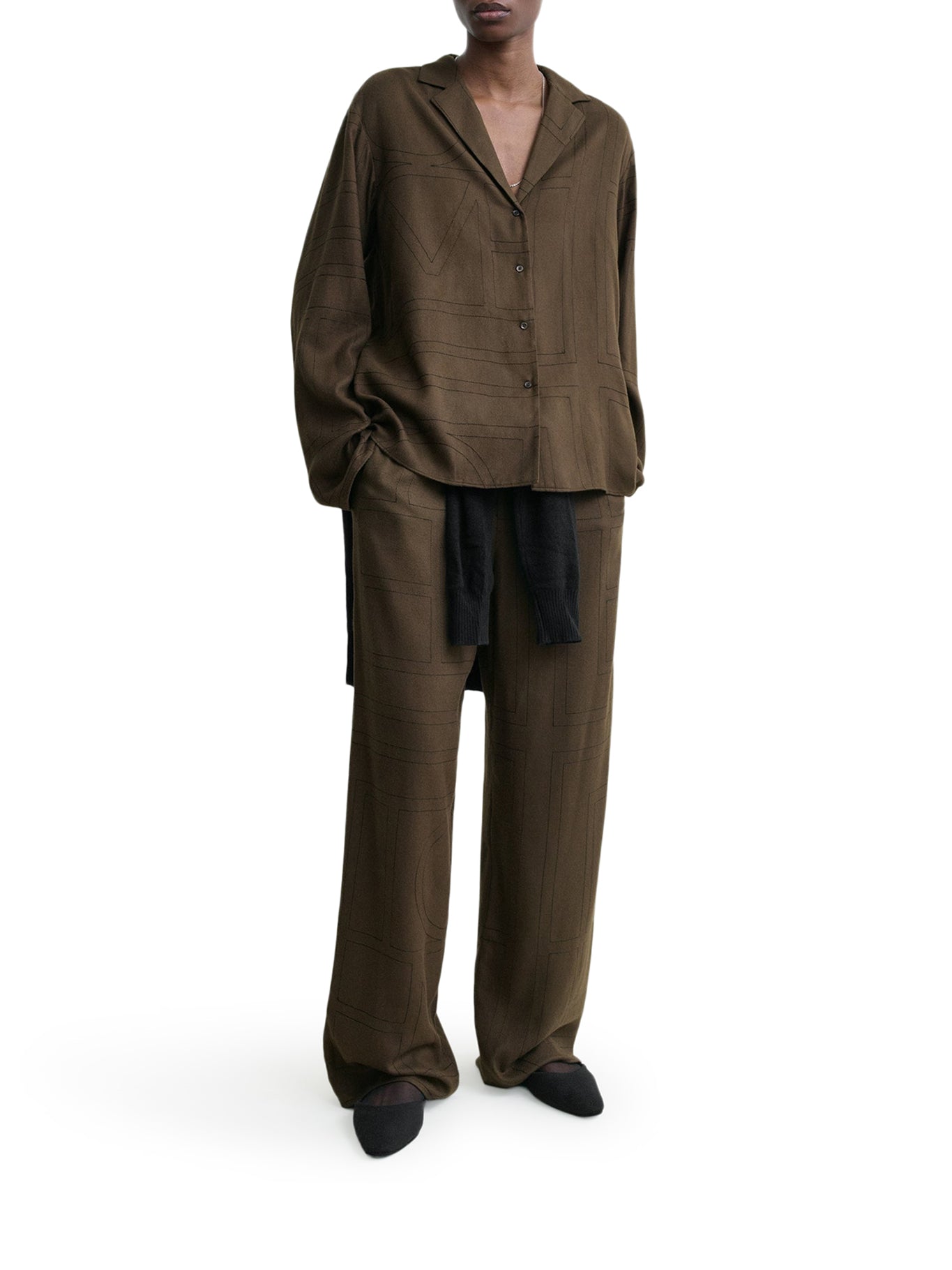 MONOGRAM FLANNEL SHIRT