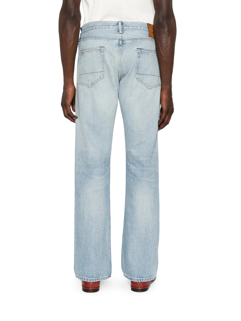 50`S BLUE STRAIGHT-FIT DENIM JEANS