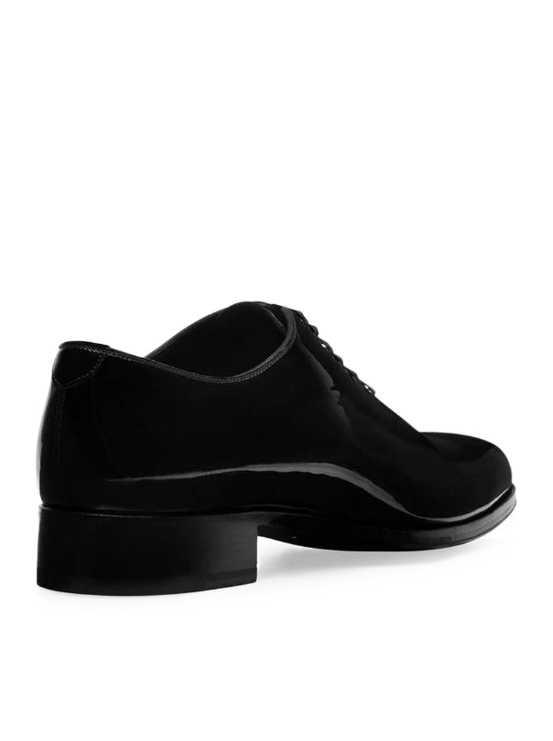 OXFORD ELKAN IN BLACK PATENT