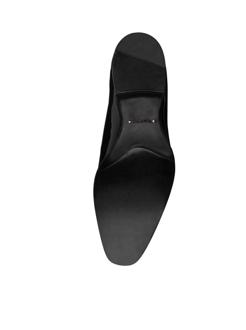 OXFORD ELKAN IN BLACK PATENT