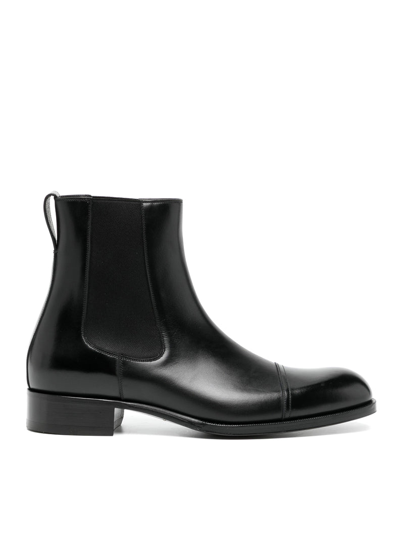 EDGAR CHELSEA BOOT IN BURNISHED LEATHER