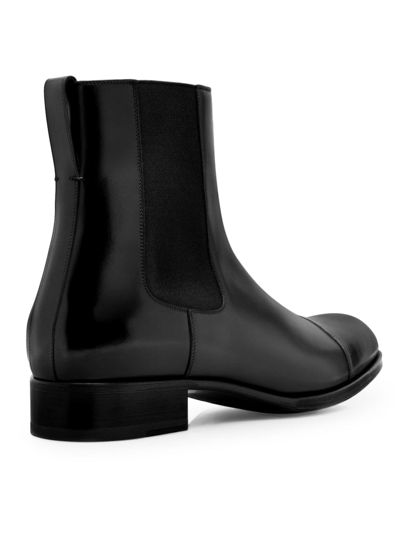 EDGAR CHELSEA BOOT IN BURNISHED LEATHER