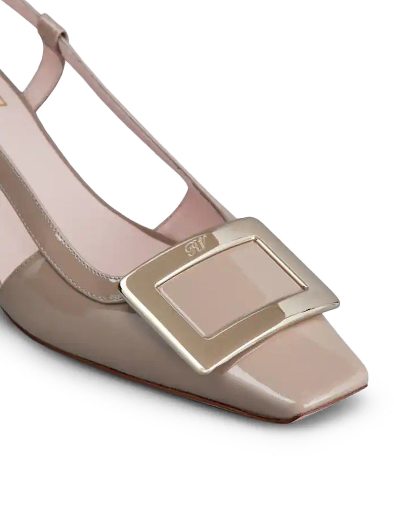 BELLE VIVIER PATENT SLINGBACK PUMPS