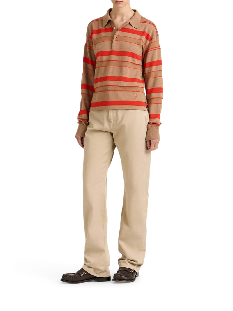 STRIPED RUGBY POLO