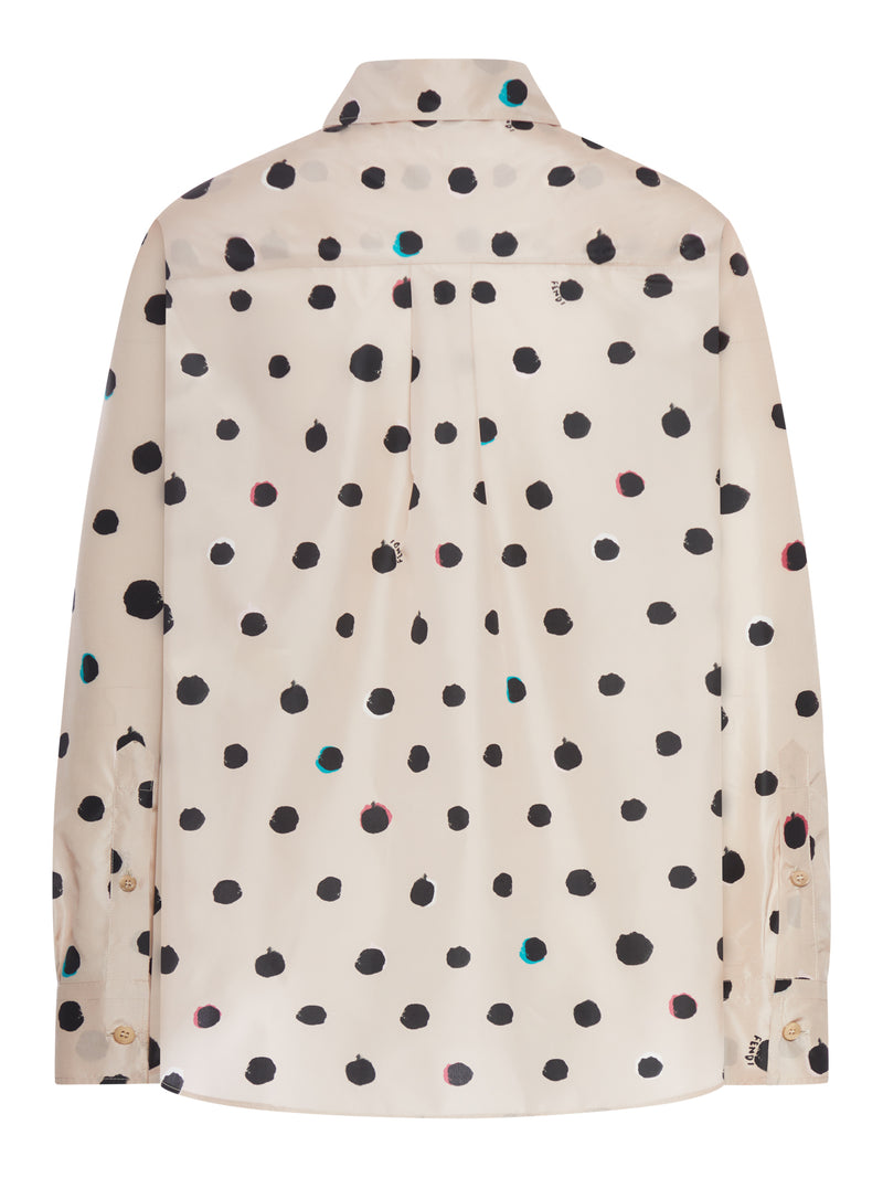 PRINTED TAFFETA SHIRT
