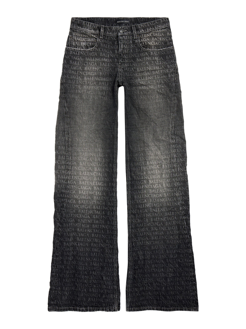 WOMEN`S BLACK WIDE-LEG TROUSERS