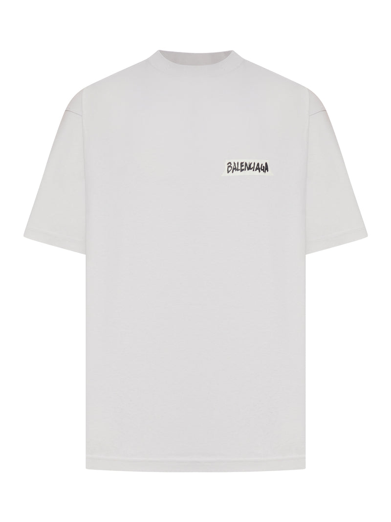 MEN`S MEDIUM FIT MASKING TAPE T-SHIRT