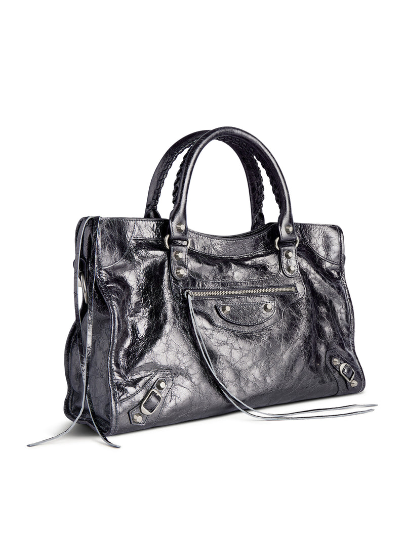 LE CITY MEDIUM BAG IN STEEL GREY