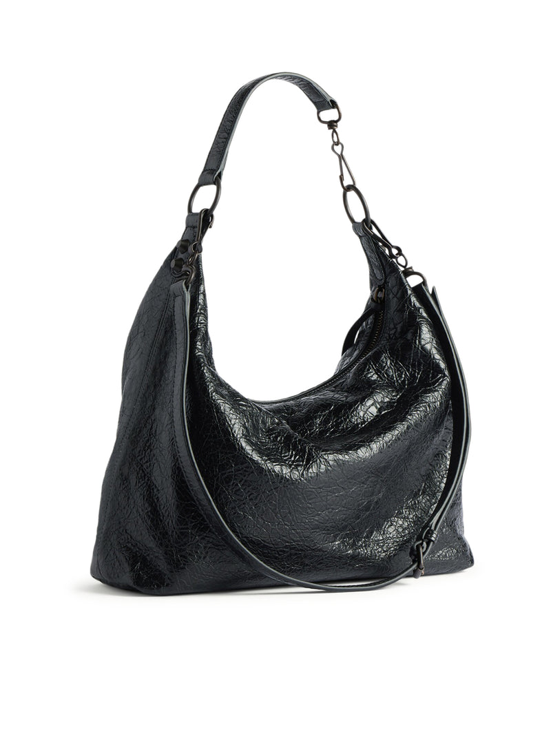LE CITY SMALL ARENA LAMBSKIN HOBO BAG