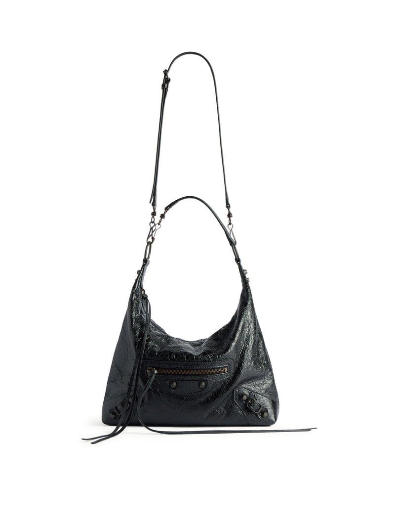 LE CITY SMALL ARENA LAMBSKIN HOBO BAG