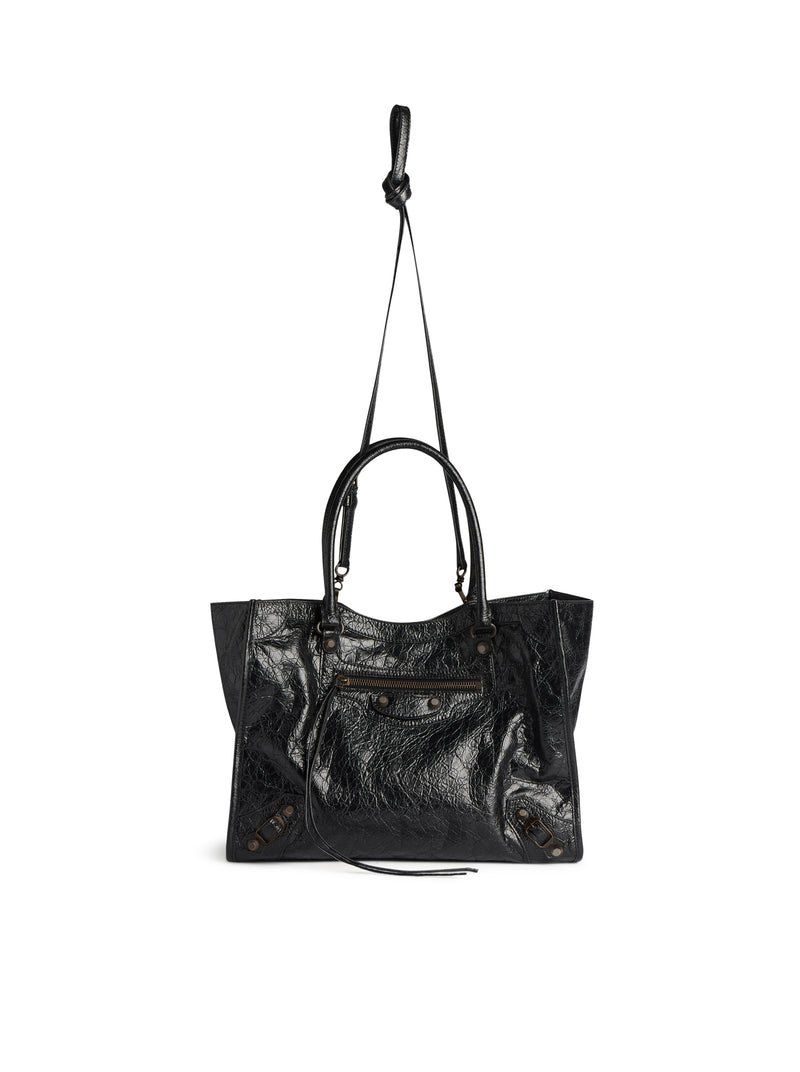 LE CITY SMALL TOTE BAG IN BLACK