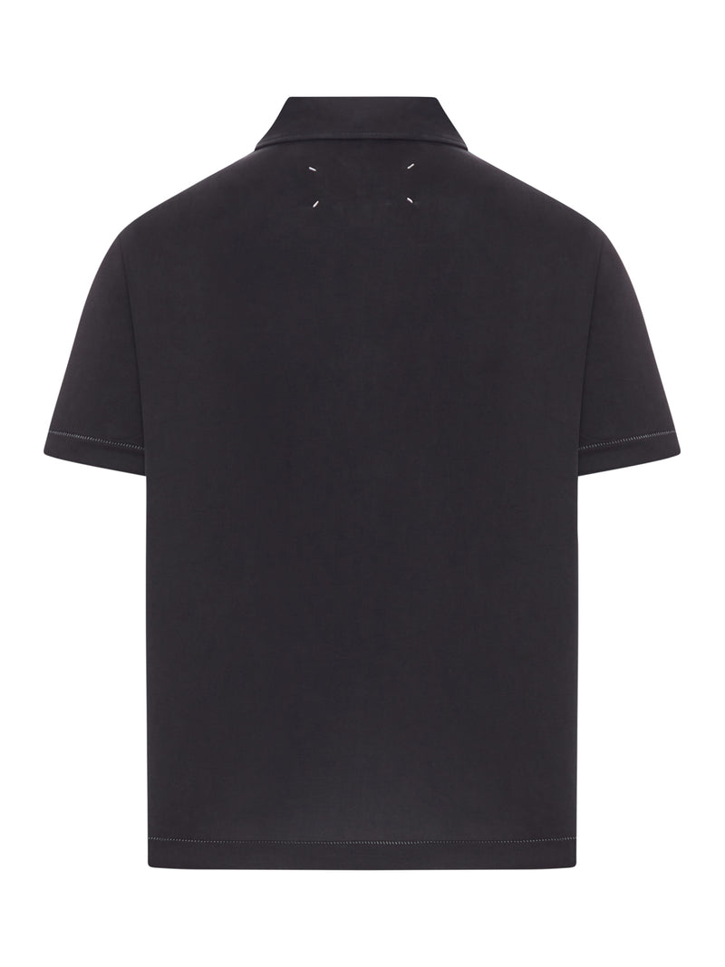 POLO SHIRT IN STRETCH TECHNICAL FABRIC