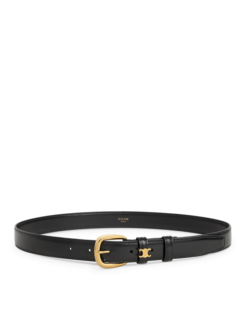 VIVIENNE MEDIUM 25MM TAURALILLON LEATHER BELT