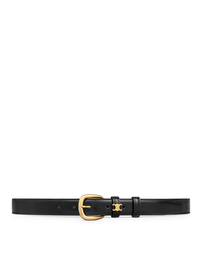VIVIENNE MEDIUM 25MM TAURALILLON LEATHER BELT