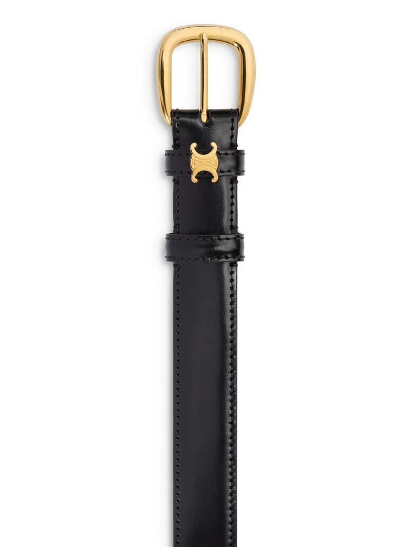 VIVIENNE MEDIUM 25MM TAURALILLON LEATHER BELT