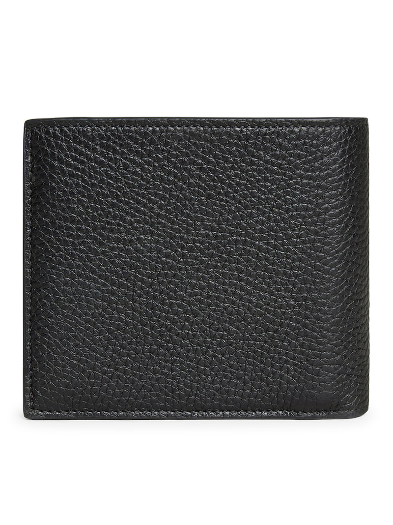 BI-FOLD WALLET IN GRAINED CALFSKIN