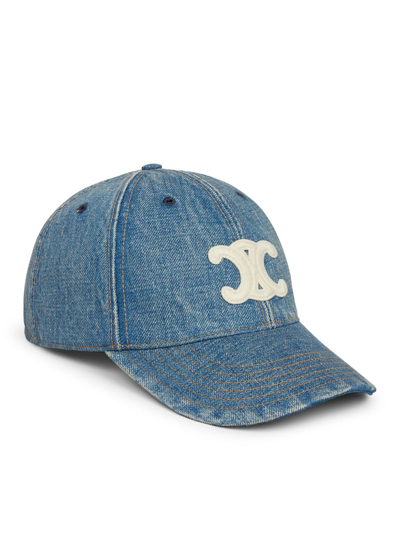 TRIOMPHE BASEBALL CAP IN UNION WASH DENIM